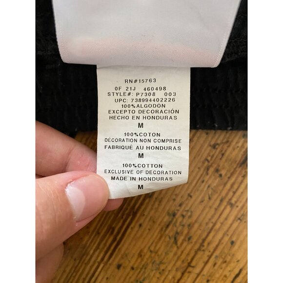 Champion Mens Black Authentic Athleticwear Joggers M 100% Cotton Lounge Pants - Picture 5 of 8